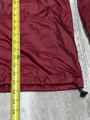 Catalina Vtg Windbreaker Zip Up Hooded Hoodie Red Yacht Sailing Jacket Womens - Picture 6 of 10
