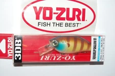 yo zuri 3db square bill squarelip shallow 2 3/4" 9/16z bluegill r1105-bg 