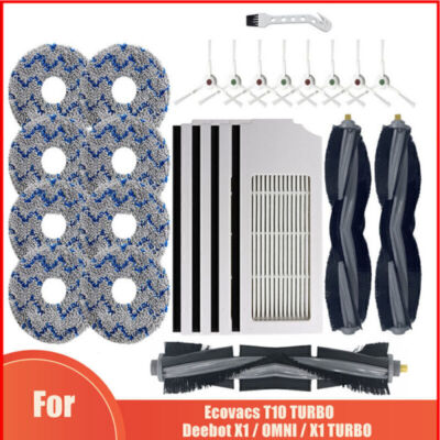 Für Ecovacs Deebot X1 & T10 TURBO/X1 OMNI Roboter Staubsauger Bürste Ersatzteile