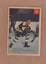 1954-55 PARKHURST HOCKEY BILL QUACKENBUSH #51 BRUINS VGEX *A34964