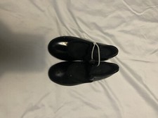 Capezio Tele Tone Tap Shoes Girls Black Dance Jazz Size 11 1/2