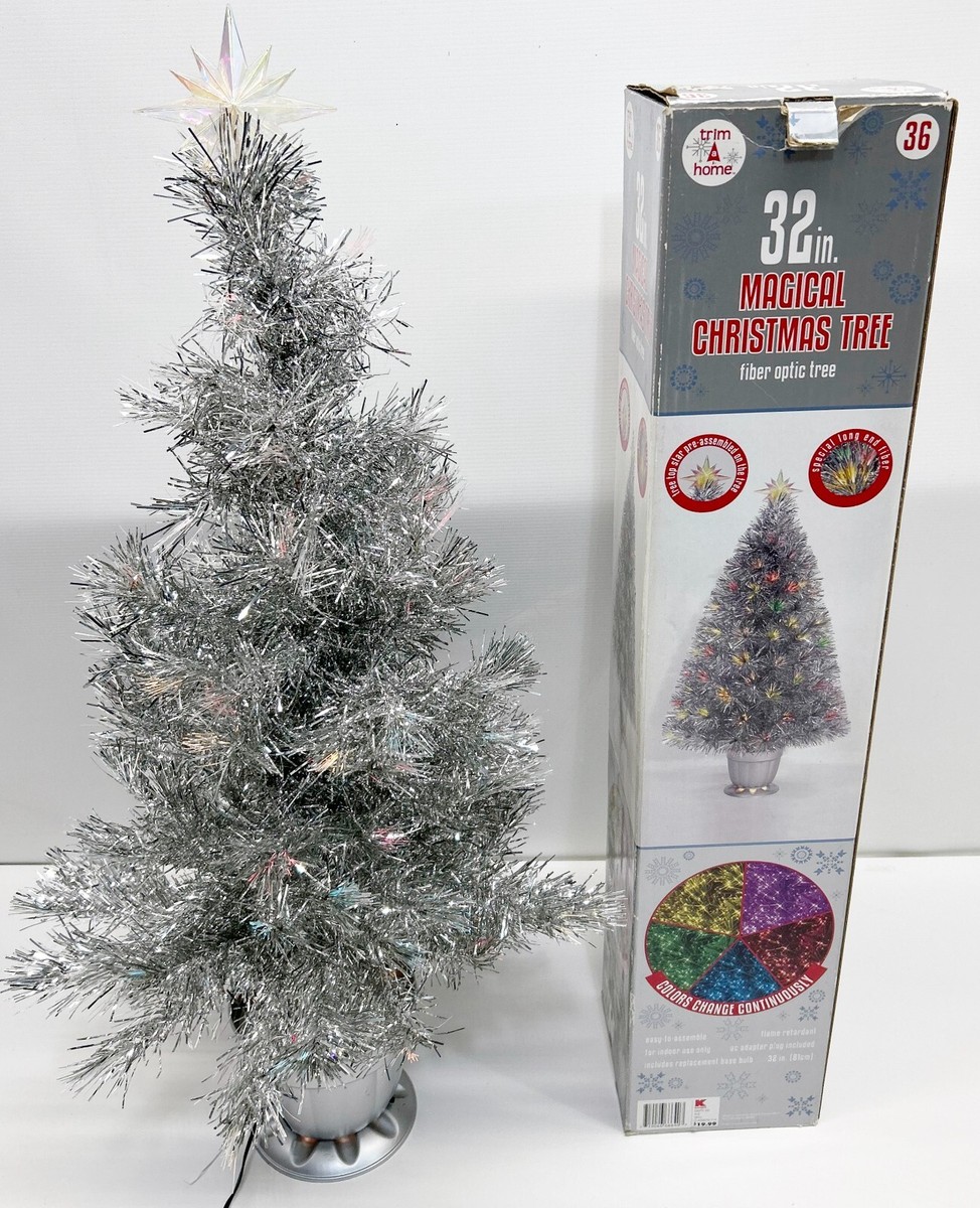 Vintage Trim a Home K-Mart Magical Christmas Tree Fiber Optic 32