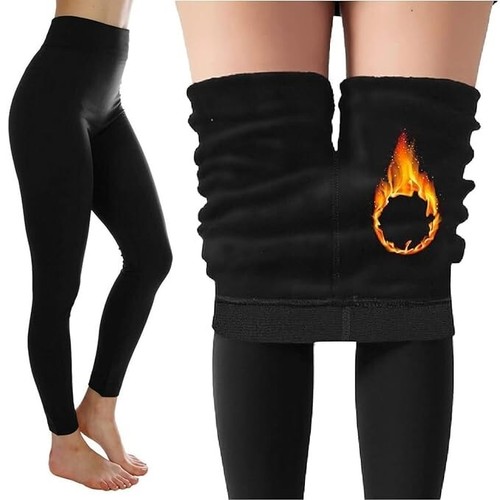 Women's Fleece Leggings Thermal Warm Winter leggings Stretchable Yoga Pants