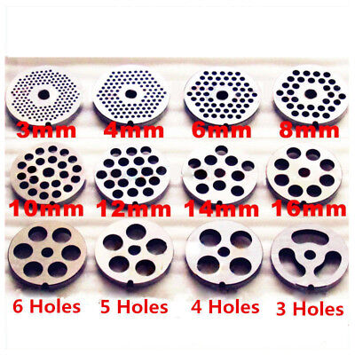 Meat Grinder Plate Size Chart