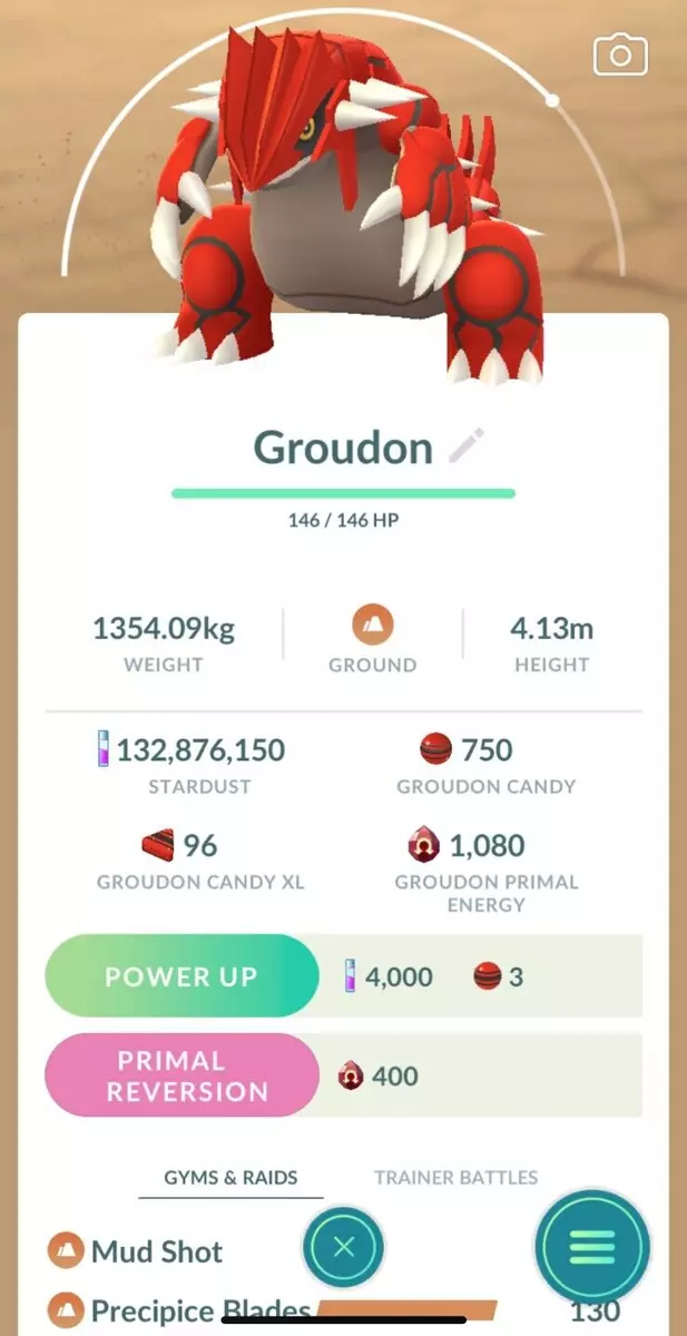 Pokemon Go: The Best Moveset for Groudon