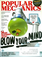 2015 Popular Mechanics Magazine: Breakthrough Awards/The New Robotic Hand/Drones