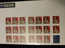 U.S. Stamp Mint Sheet, #3244, 32 cents, Madonna and Baby, 20ct, 1998