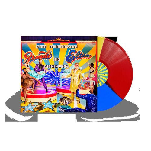 Elton John & Brandi Carlile Who Believes In Angels? Colored Vinyl LP Tricolor