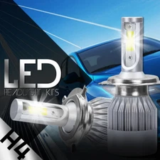2018 COB H4 HB2 9003 488W 48800LM LED Headlight Kit Hi/Lo Power Bulbs 6500K