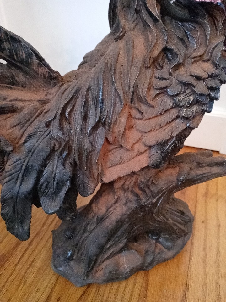 Rustic Style Rooster Hand Painted 18.5" Tall eBay