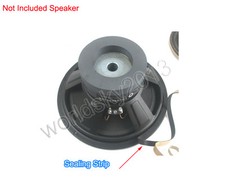 1pcs 1m Speaker Foam Seal Gasket Tape Strip Speaker Box EVA Sealing Strip 5x1mm