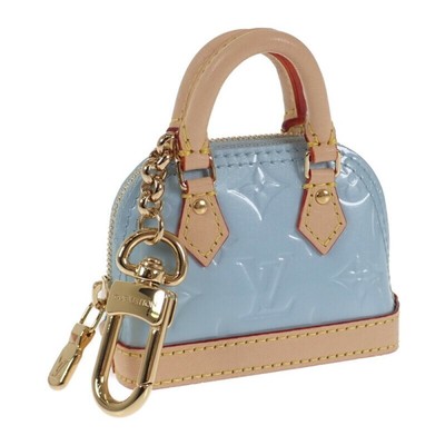 Louis Vuitton Bag Charm Micro Alma Keychain M01705 Monogram Patent 
