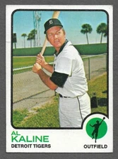 *CENTERED* 1973 Topps Baseball #280 Al Kaline VG-EX card Detroit Tigers HOFer 1