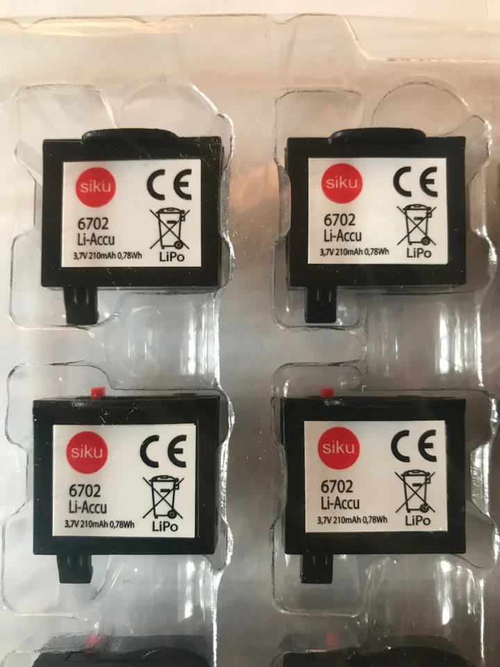 Siku 6702 Ersatzteil 1 Ersatz Akku Siku Control Serie 1:32 NEU 3,7V 0,78 Wh - Bild 2 von 4
