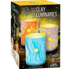 Diy Clay Luminaries Clay Craft Kit Gifts For Kids Girls And Boys Teens Ages 8 9 