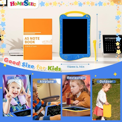 HOMESTEC AstroDraw Tableta escritura color - juguetes, pizarra mágica infantil - Imagen 8 de 8