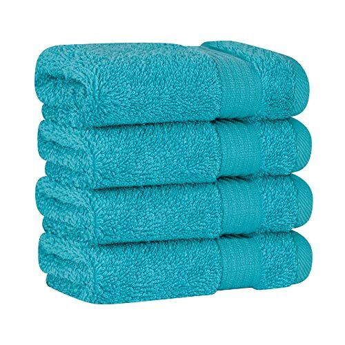 Cotton Paradise 100% Cotton 4 Piece 13" x 13" Bath Assorted Sizes , Colors - Picture 58 of 104
