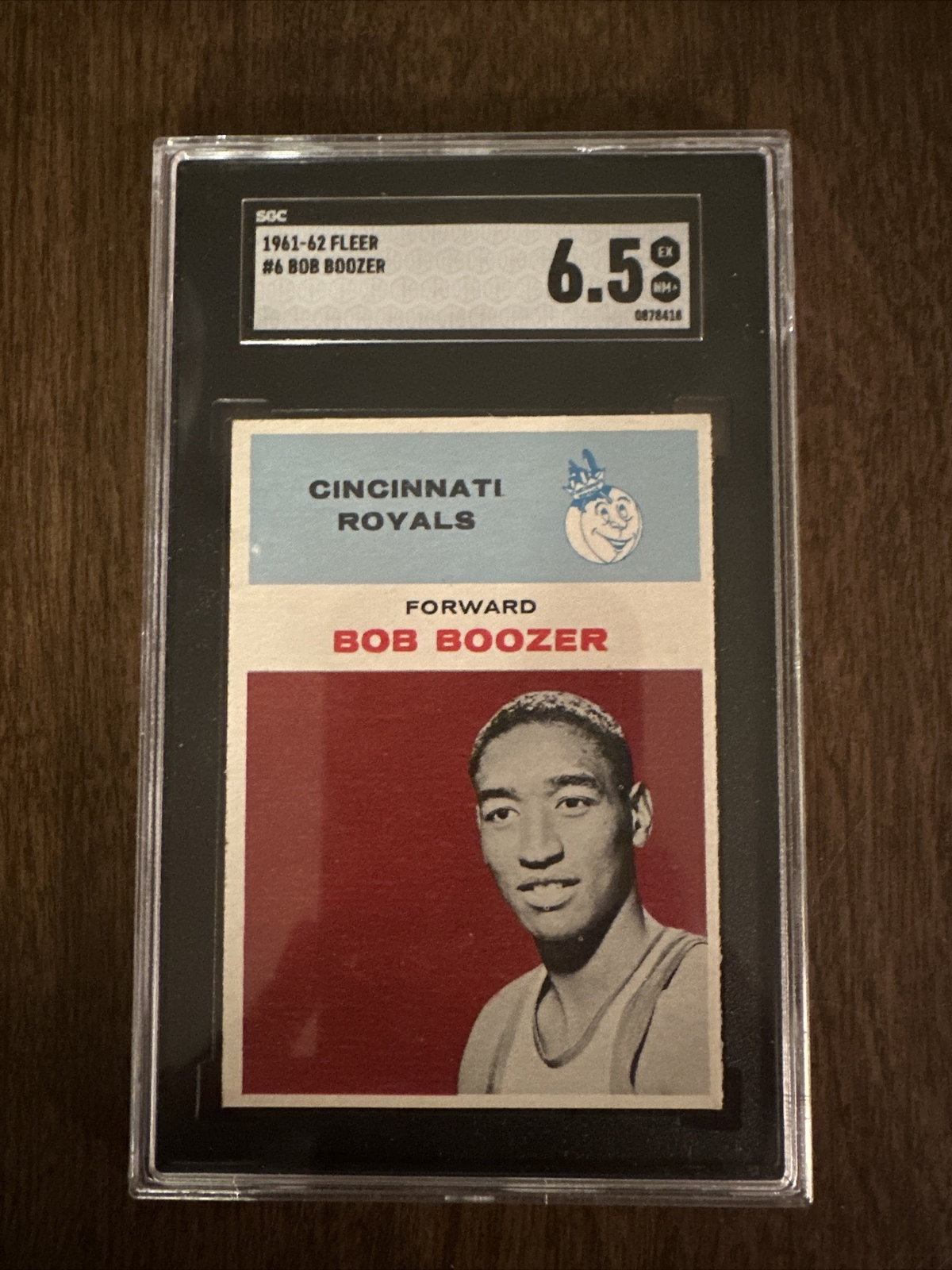 1961 Fleer #6 Bob Boozer SGC 6.5 EX NM+
