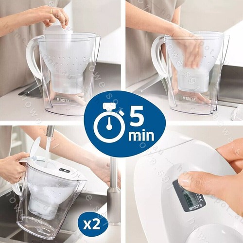 6 Pack For BRITA Maxtra+Plus Water Filter Jug Replacement Cartridges Refills NEW - Picture 9 of 10