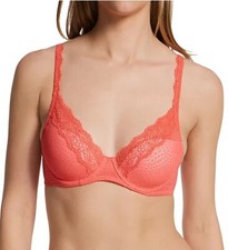 New NATORI 722286 Bright CoralBeyond Convertible Contour Underwire Bra Size 30G