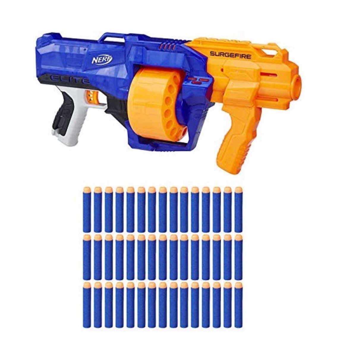 Nerf, N-Strike Elite SurgeFire | Rotating Drum w 45 Foam