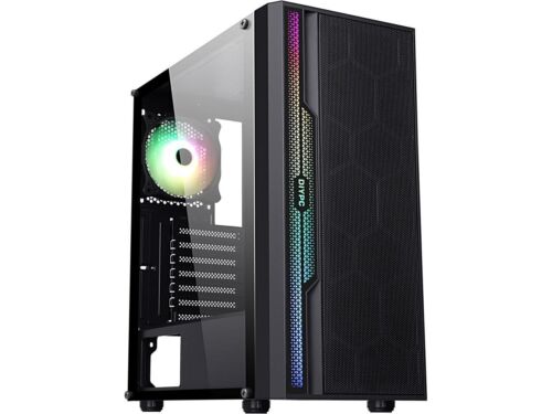 Ryzen 5600G Gaming Computer, Desktop PC, 240GB SSD, 8 GB RAM, RGB, AMD Radeon - Picture 1 of 7