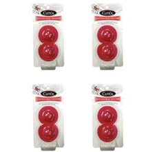 Lot Of 4 Cutex Cotton Ball Holder, 2 CT, 8 Holders Total