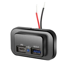 USB Car Charger PD Type-C Fast Charge Socket Adapter Accessories For Cell Phone