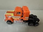 Vintage 1984 Bandai Gobots gobot STAKS stacks Transformer Orange Semi Truck