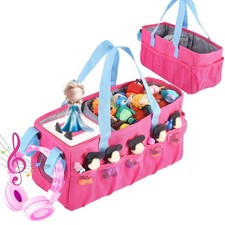 Carrying Case for Toniebox Starter Set Travel Storage Bag Tonies Pink