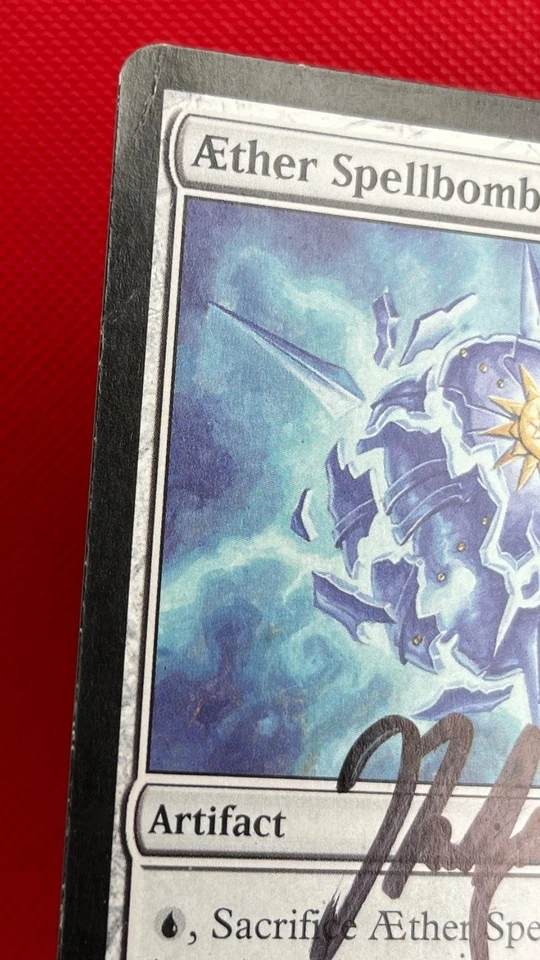 MTG 1X Aether Spellbomb X1 (Richard Garfield Signed) - Baltimore 2005 Magic - - Image 2 of 3