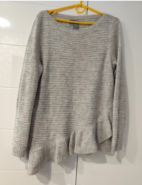 Women John P. Sweater Grey Alpaca 40 / L / 48