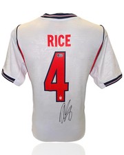 DECLAN RICE SIGNED 2026/28 ENGLAND WORLD CUP HOME SHIRT (ACG CERT AG18185)