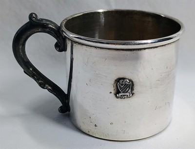 Vintage Vita Scientia Amicitia Beta Sigma Phi Sorority Silver Plated Cup