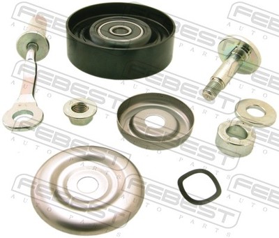 0287-J31 FEBEST Spannrolle, Keilrippenriemen für INFINITI,NISSAN,NISSAN (DFAC)