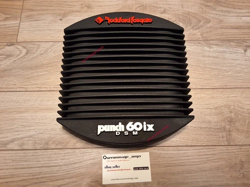 Rockford Fosgate PUNCH 60ix DSM Car Audio Amplifier 🇺🇸 OLD SCHOOL