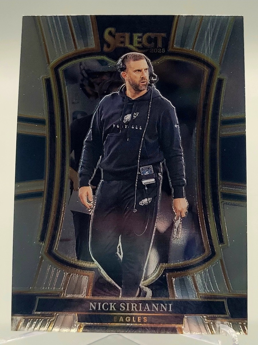 2025 SELECT NICK SIRIANNI PREMIER LEVEL FOOTBALL CARD EAGLES NFL