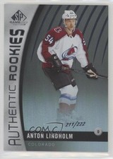 2017-18 SP Game Used Authentic Rookies Rainbow 211/222 Anton Lindholm #154 0c2