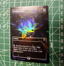 JEWELED LOTUS #702 Foil Borderless Commander Masters CMM Eng MTG Magic NM Near M