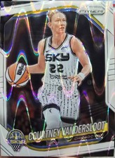 2025 Panini Prizm WNBA - Courtney Vandersloot #124 White Seismic Prizm