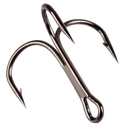 100 PCS Treble Hooks Triple Fishing Hooks for Freshwater and Saltwater