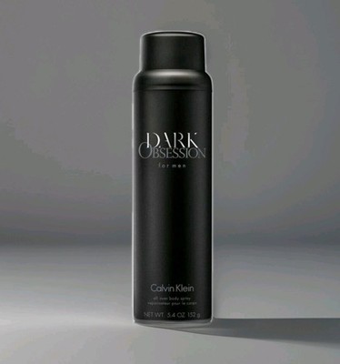 Calvin Klein Dark Obsession Body Spray for Men 5.4oz   RARE! NEW! FRESH SCENT