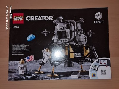 LEGO Creator Expert: NASA Apollo 11 Mondlandefähre (10266) Bauanleitung