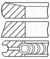 08-447400-00 Goetze Engine Kolbenringsatz FüR Toyota