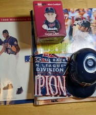 Minnesota Twins Complete Collector Lot – Magazines, Bobblehead, Helmet, Poster..