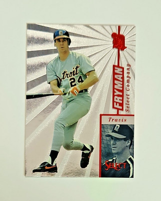 1997 Pinnacle Select Select Company Travis Fryman #62 Etched Foil Parallel Card
