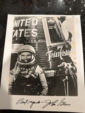 Mercury friendship 7 Capsule W John Glenn Signature