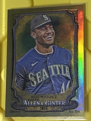 Julio Rodriguez Gold /50 2024 Topps Allen & Ginter #1 Baseball