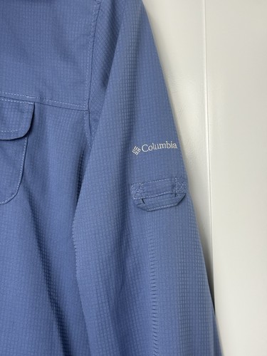 Columbia Damen blau Omni-Shade Sonnenschutz Langarmshirt Größe Small - Bild 3 von 11