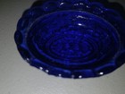 Boyd Duck On nest salt cellars glass Cobalt Blue Miniature  — photo 6